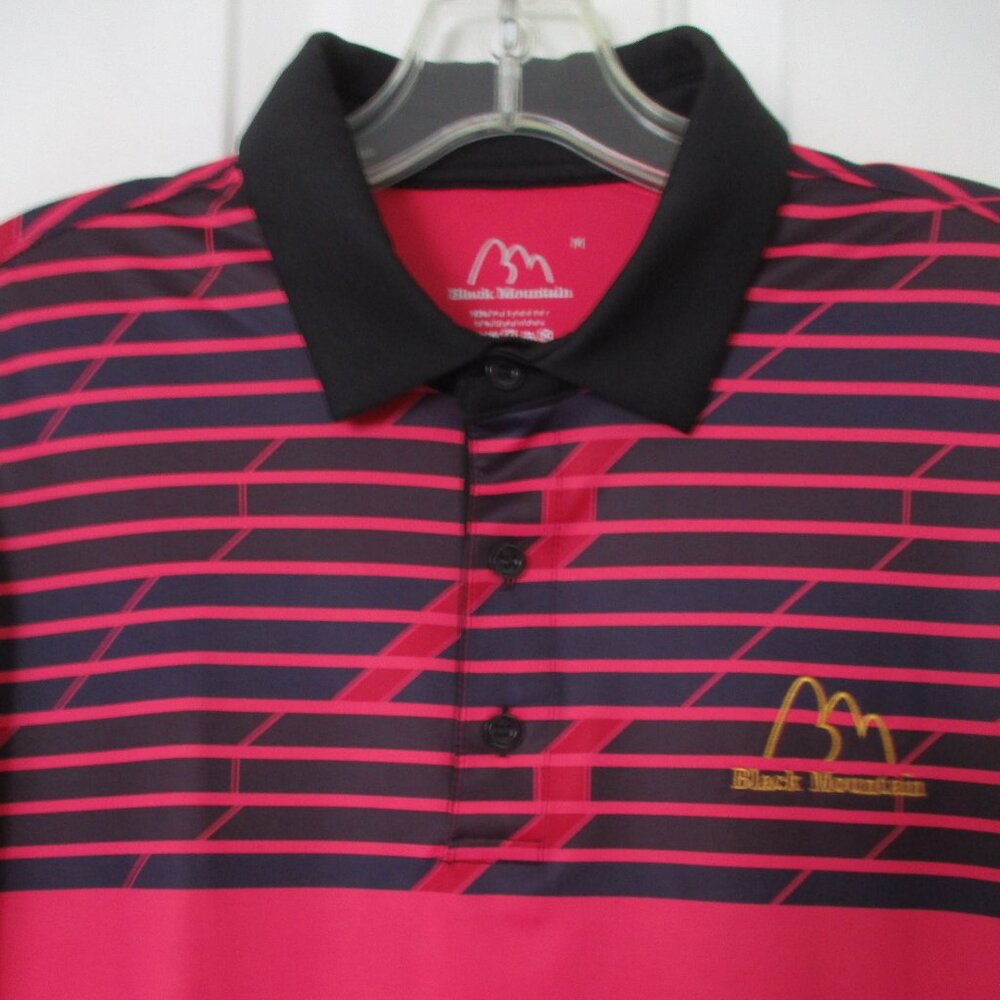 "Black Mountain" Golf Club (Thailand) Mens S/S Stretch Polo Shirt NWOT - Medium